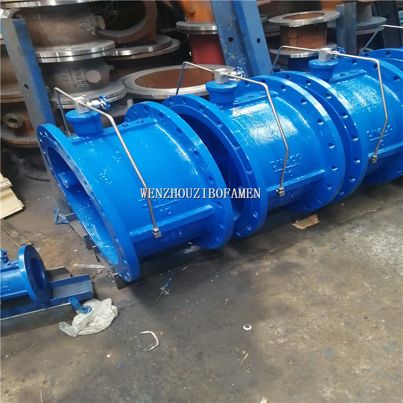 防水锤蝶式止回阀 HH46H-16C HH46X-16C 蝶式双瓣微阻缓闭止回阀