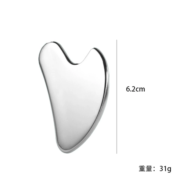 Thick heart-shaped scraping board, small size 6.2cm