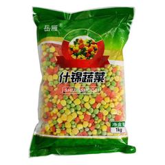 新鮮なスイートコーン粒、急速冷凍のアソート野菜粒、アメリカングリーンピース、コーン、ニンジン粒、ミックス野菜、三色野菜粒