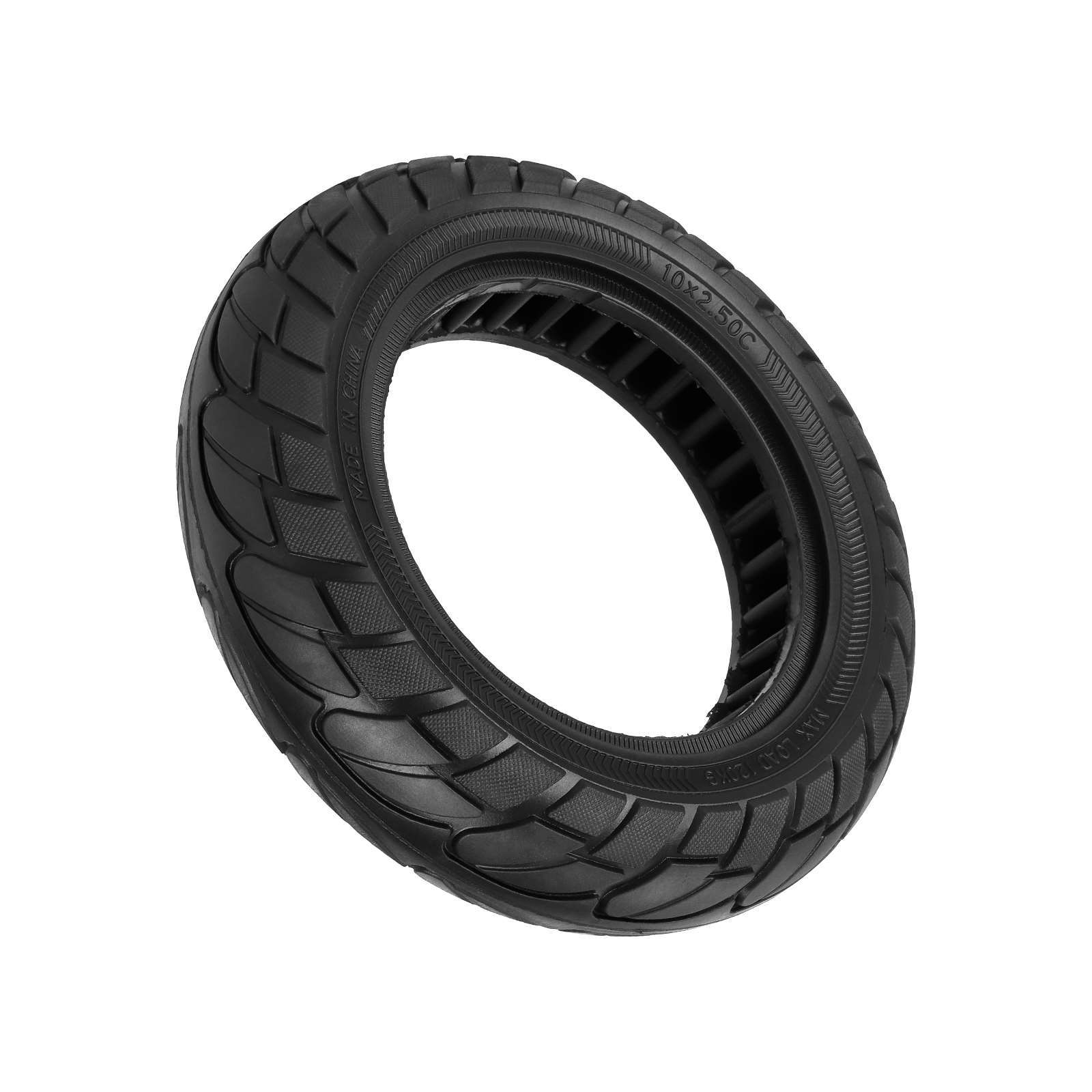 10寸希洛浦电动滑板车代步车10*2.50内蜂窝实心胎38mm卡槽防爆胎