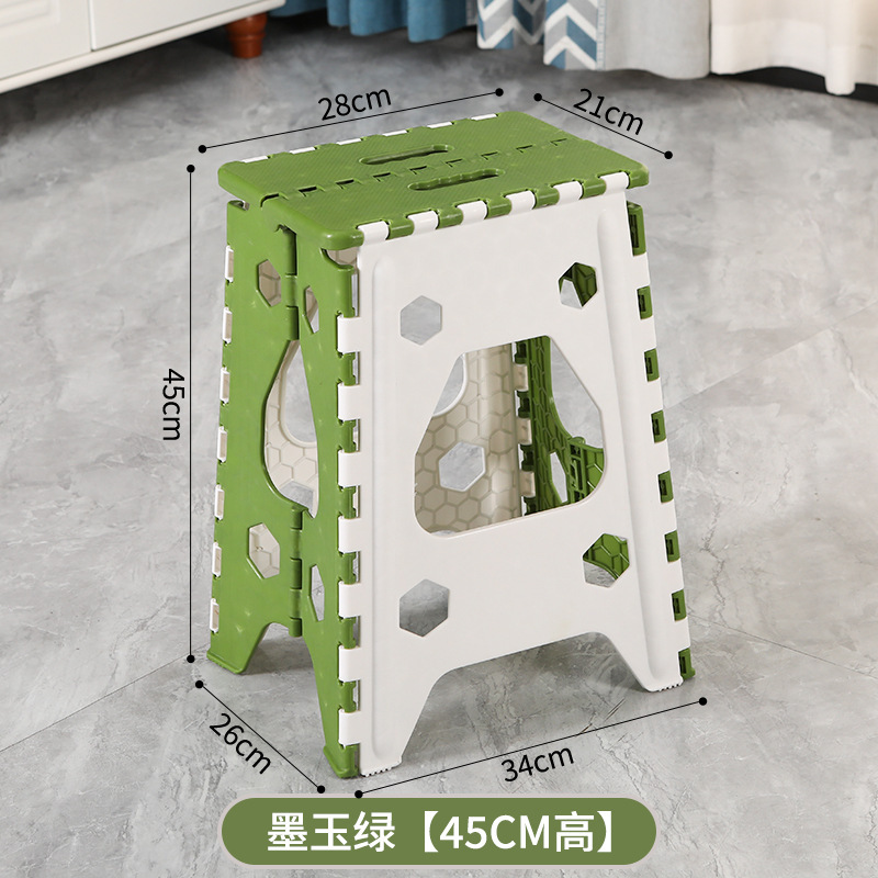 加厚塑料折叠凳子便携式迷你户外成人儿童椅子板凳手提式火车马扎|undefined