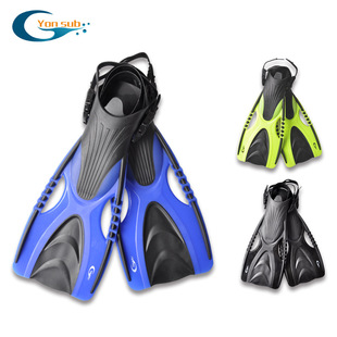 Flippers adjustable adult long flippers adult snorkeling equipment suit factory wholesale diving frog shoes