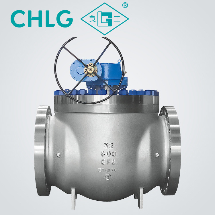 上装式固定球阀QTOP347N-600LB 蜗轮固定式球阀 硬密封球阀