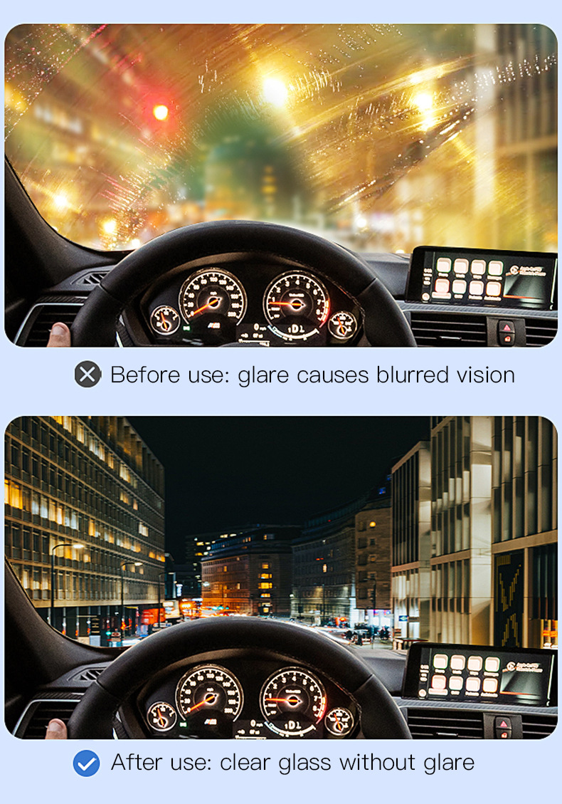 Jb-Xpcs G9 Car Windshield Rearview Mirror Side Window Glass Cleaning Oil Film Remover Car Window