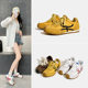 Preferential Drainage Forrest Gump Shoes Women's 2025 Spring New Dexun Shoes Leather Ugly Cute Big Head Casual Women's Shoes