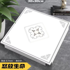 集成吊顶铝扣板吊顶300x300厨房卫生间浴室阳台全套吊顶材料自装