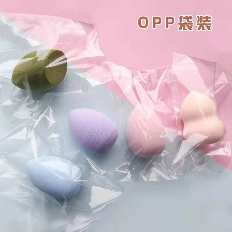 Huevo de belleza súper suave no comer polvo gota de agua Calabaza oblicuo corte huevo cáscara traje paquete maquillaje huevo mojado y seco de doble uso soplo de polvo