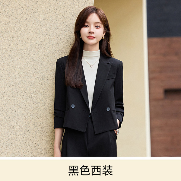 creamy-white Small Suit Jacket Women's Spring and Autumn 2024 New Fashion Elegant Small High-end Suit Jacket Autumn