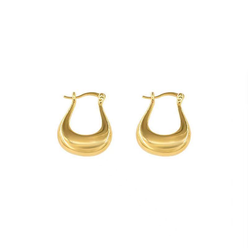 Ventas transfronterizas de moda nueva moda simple pendientes de moda femenina temperamento creativo pendientes de nicho de diseño sensación de pendientes al por mayor