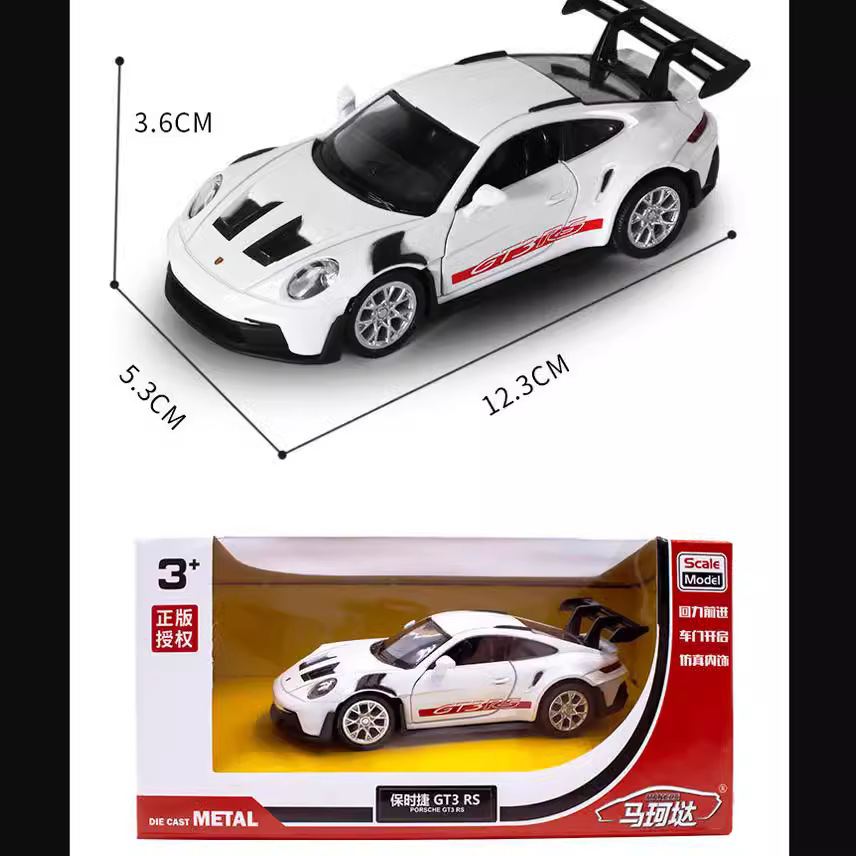 Ma Ke modelo de coche de aleación 1:36 Rambo EVO Ford Liema Porsche 911 modelo de taxi de juguete al por mayor