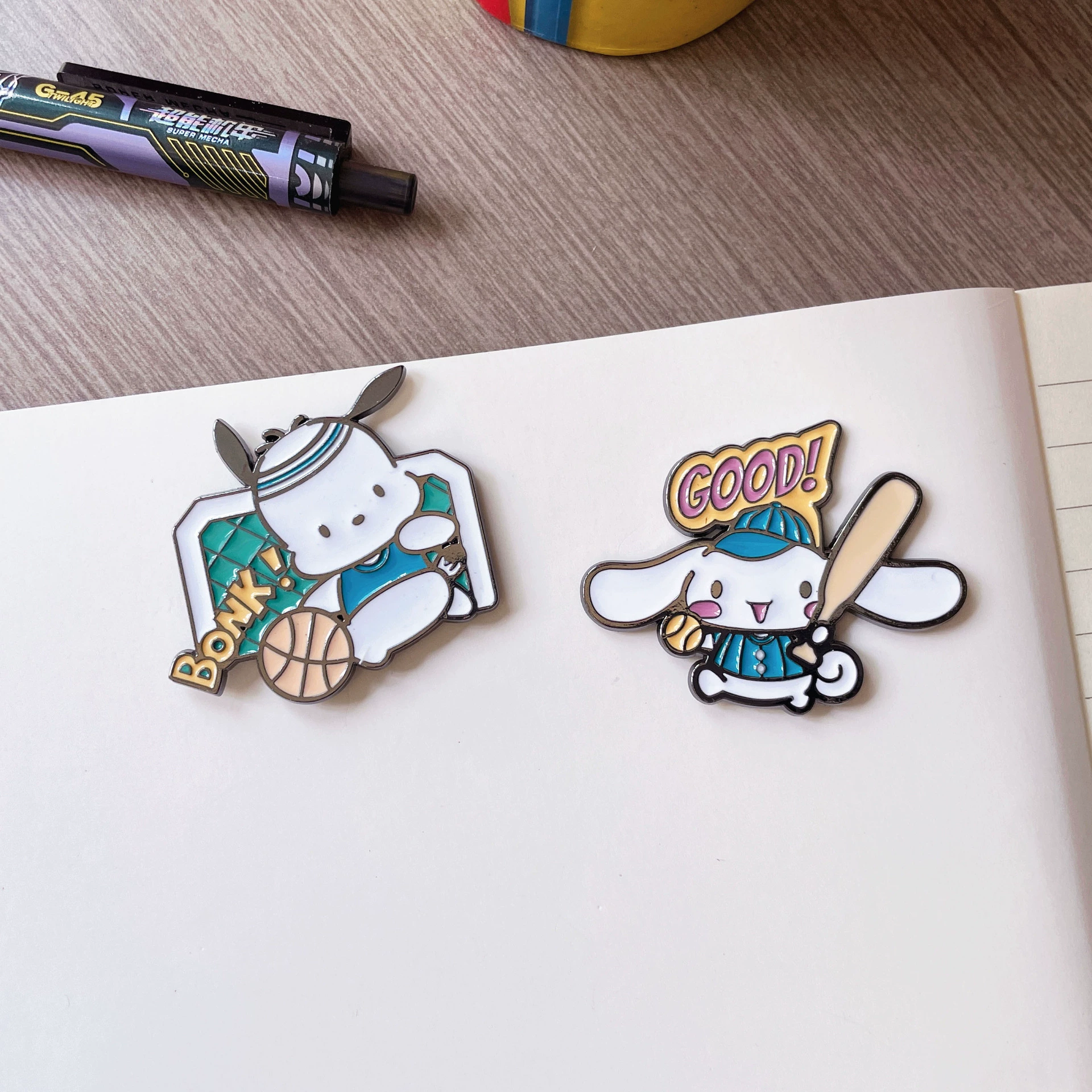 Sanrio, Hello Kitty, комиксы, мультяшная милая брошь, металлическая нашивка для школьников, аксессуар для сумки