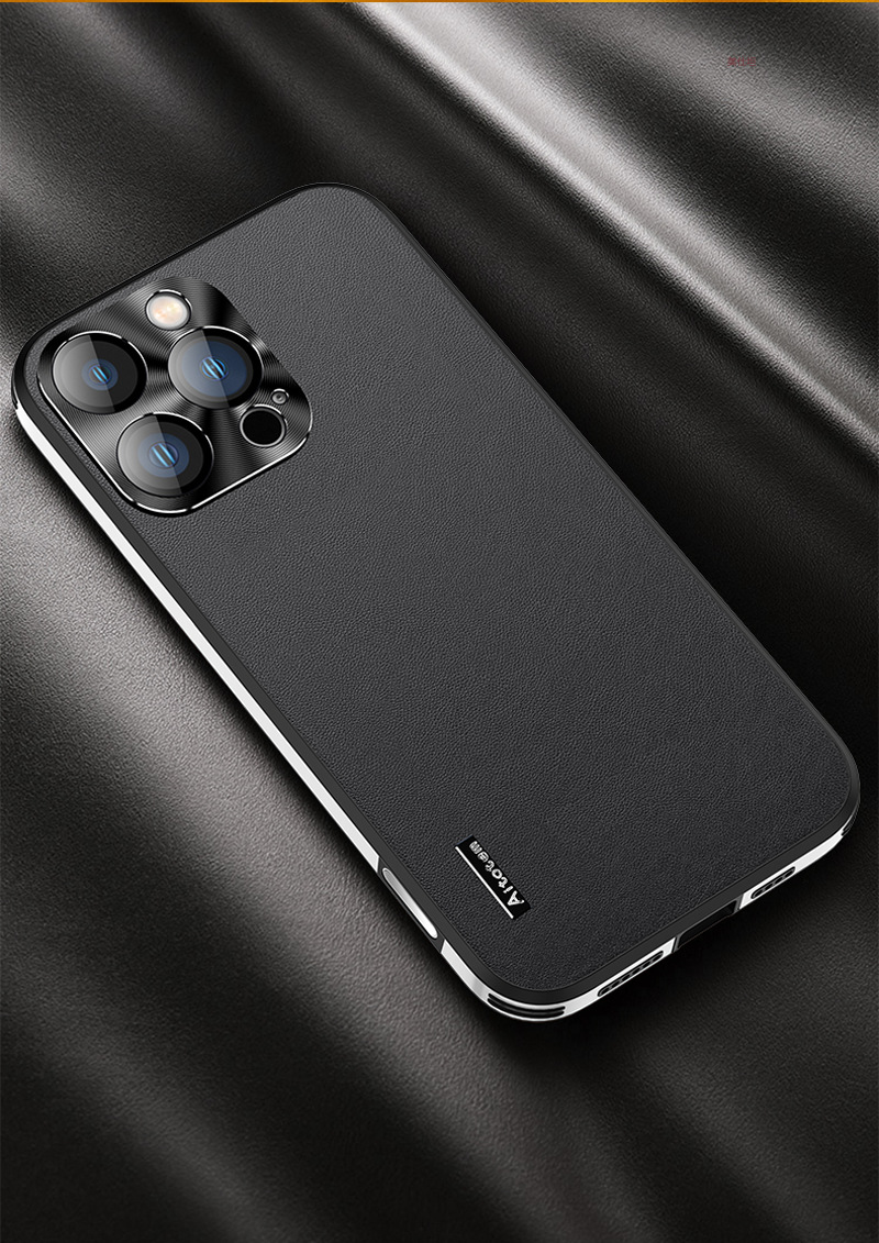 Ốp lưng điện thoại chống sốc viền dày cho iPhone 16 Pro Max kèm miếng dán ống kính — [Ánh sao đen★Mặt sau bằng da trơn chống sốc], 【Ánh sao màu cam★Mặt sau bằng da trơn chống sốc], 【Ánh sao xanh Populus euphratica★Mặt sau bằng da trơn chống sốc], 【Ánh sao màu xám titan★Mặt sau bằng da trơn chống sốc] chi tiết 21