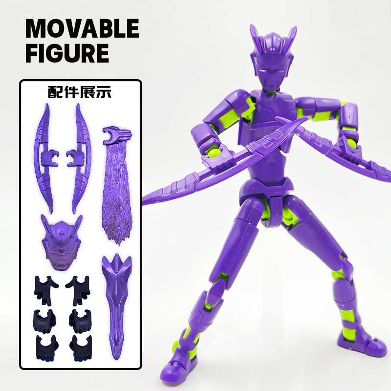 제로 5세대 퍼플 그린 [손 6개 + 무기 4개 + 헬멧]