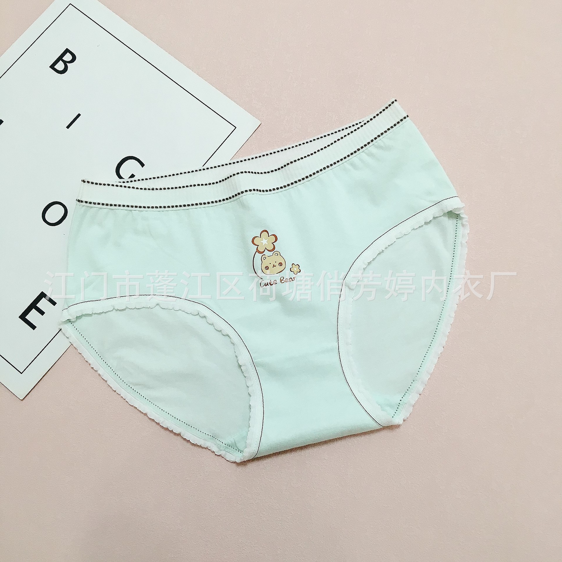 Dibujos animados linda leche japonesa linda linda chica bragas algodón transpirable cintura media cadera estudiantes calzoncillos al por mayor