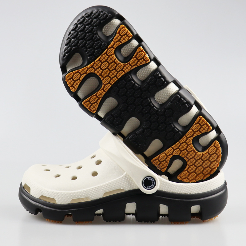 Zapatos con agujeros zapatos de mujer verano hombres Baotou sandalias y zapatillas antideslizantes transpirables sandalias de fondo grueso para exteriores zapatos de playa