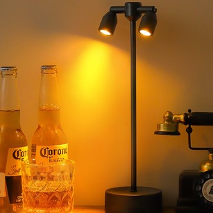Rechargeable bar table lamp outdoor restaurant atmosphere lamp nightlight clear bar night market spotlight stall atmosphere lamp table lamp