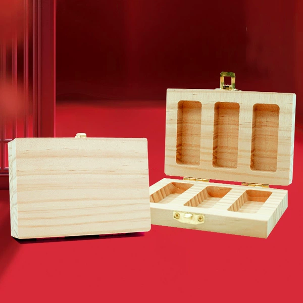 Solid wood model-3 bottles