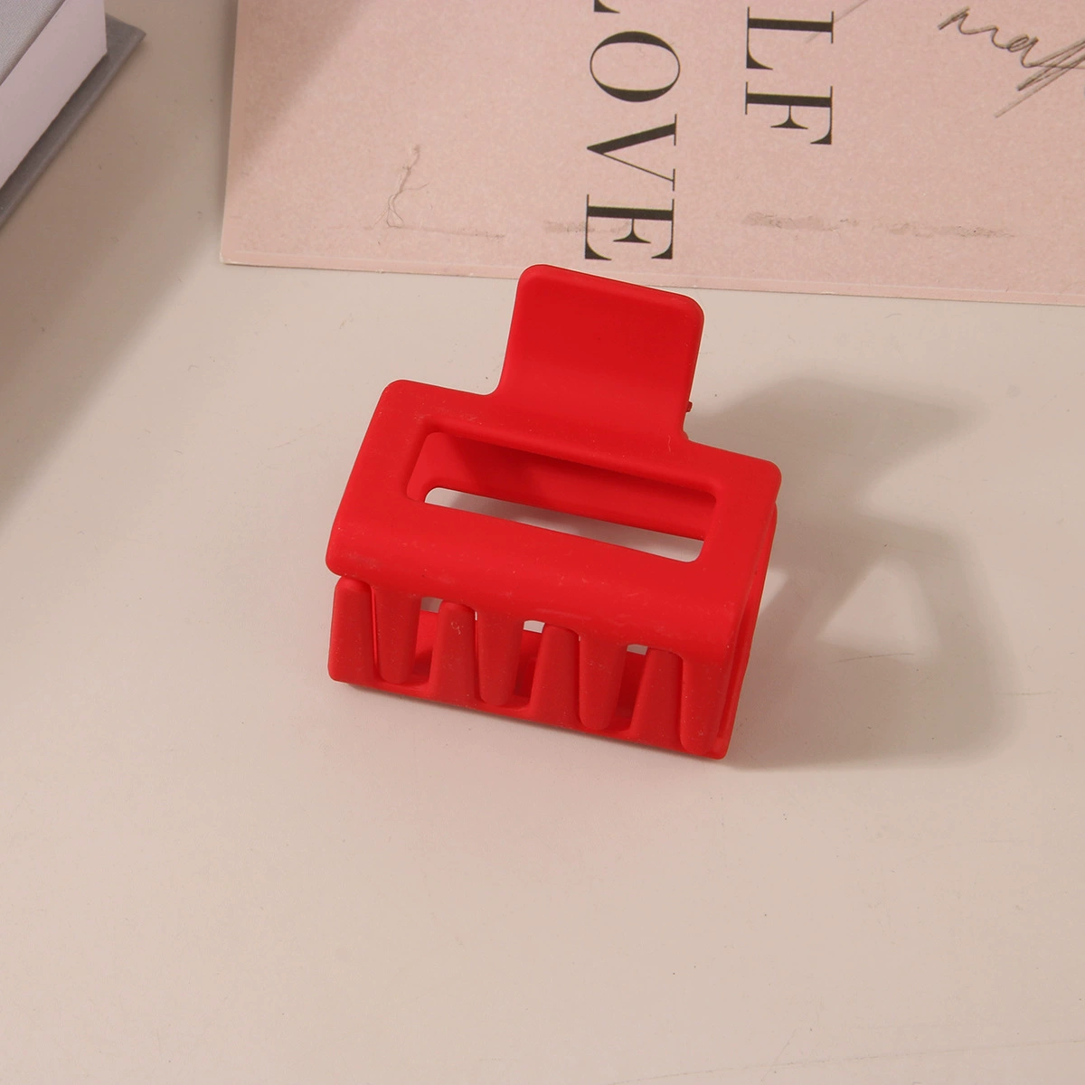 (Cross-border trading), rectangular matte crab pin, big shark, hairgrip, Amazon, simple and elegant design