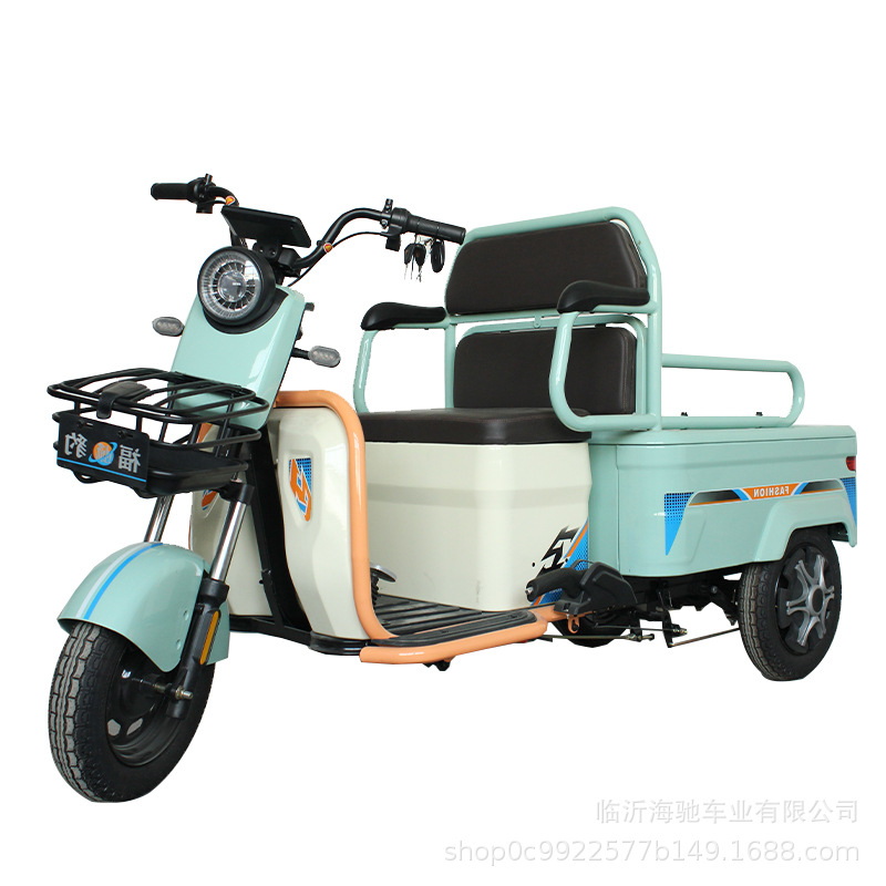 Fabricante mayorista de triciclos eléctricos tirando de camiones para montar automóviles eléctricos para personas mayores scooter carga carro de baterías marco de carro