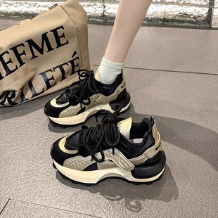 Increased Torre Shoes Women's 2024 Fall/Winter New Explosions Thick-soled fleece-lined sneaker Retro Joker Casual Forrest Gump Shoes