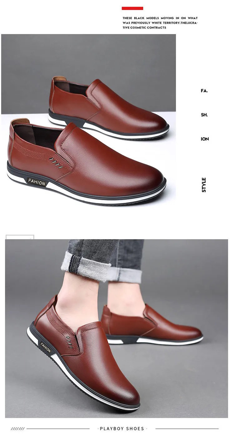 Cross-Border Leather For Men 2023 Summer New Breathable Outdoor Casual Wholesale Men's Shoes_vogvips.com