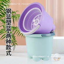甩干桶单驱单桶手压式水桶甩干拖把地桶免手洗懒人拖把桶旋转拖把