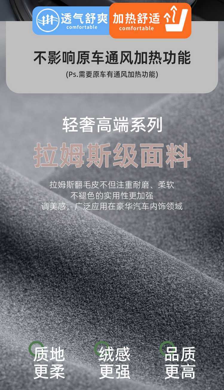 2027 Leapmotor A05 seat cover, full-coverage Rams-style seat cover, breathable interior, car accessories, seat cushion
