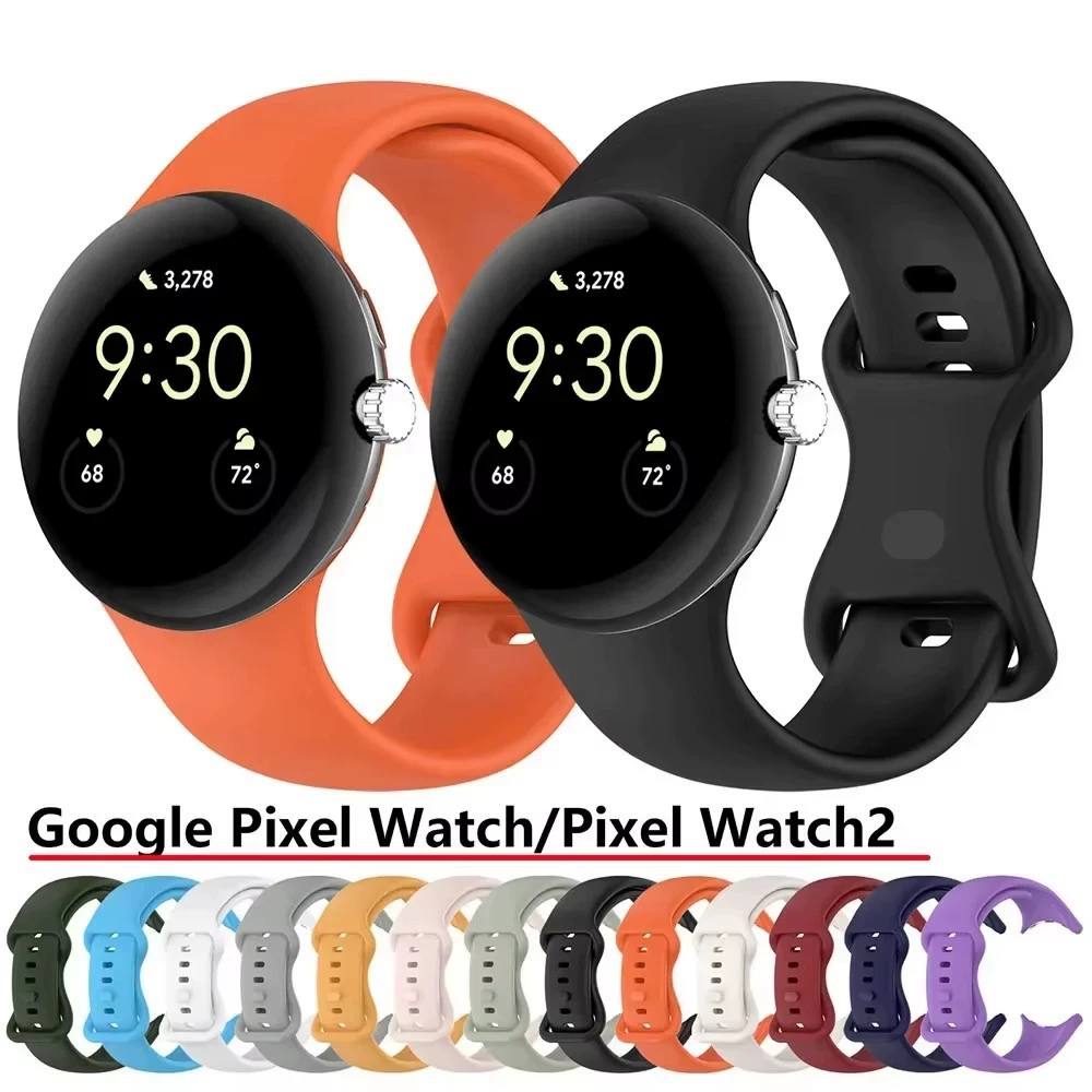 Silicone changeable watch strap, bracelet, 41mm, 45mm
