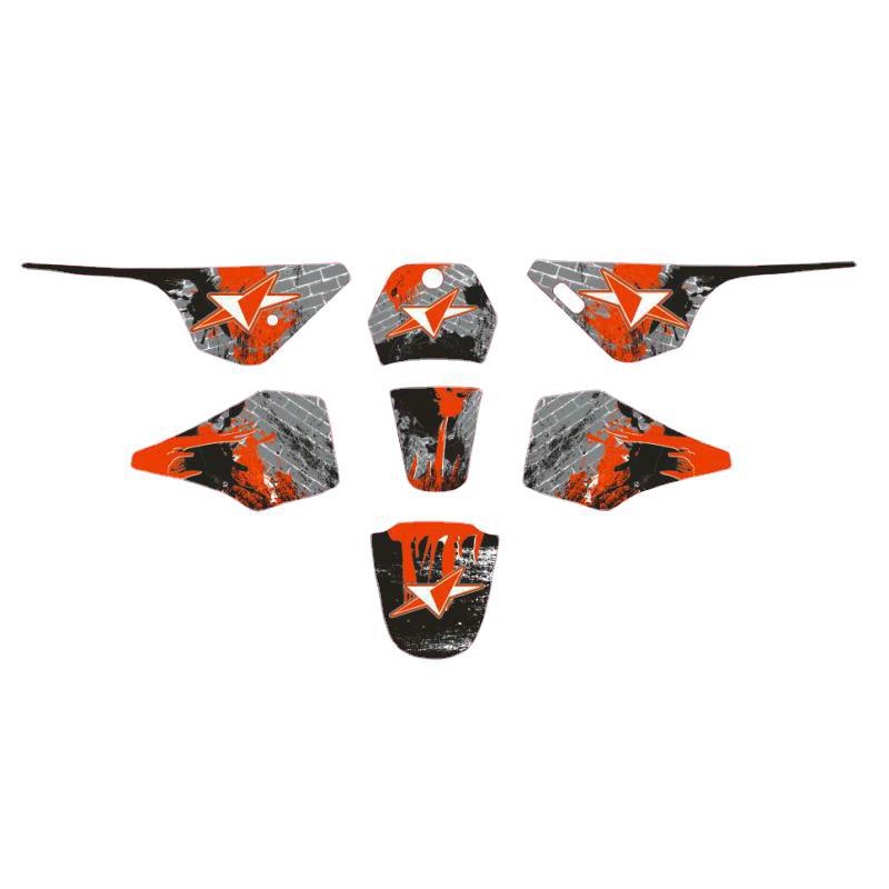 摩托车越野车贴花适用于雅马哈YAMAHA PW80 80CC小越野