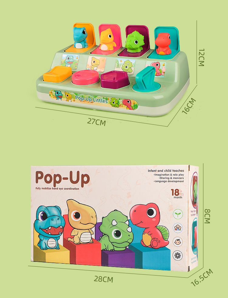 Lernspielzeug Baby (0-2 Jahre) Dinosaurier Kunststoff Spielzeug display picture 3