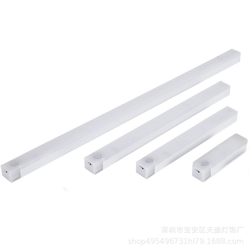 LED人体感応灯通路階段酒戸棚たんす灯充電長条知能無線磁気吸引小夜灯