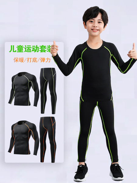 Children's fleece basketball football sports suit for training for…