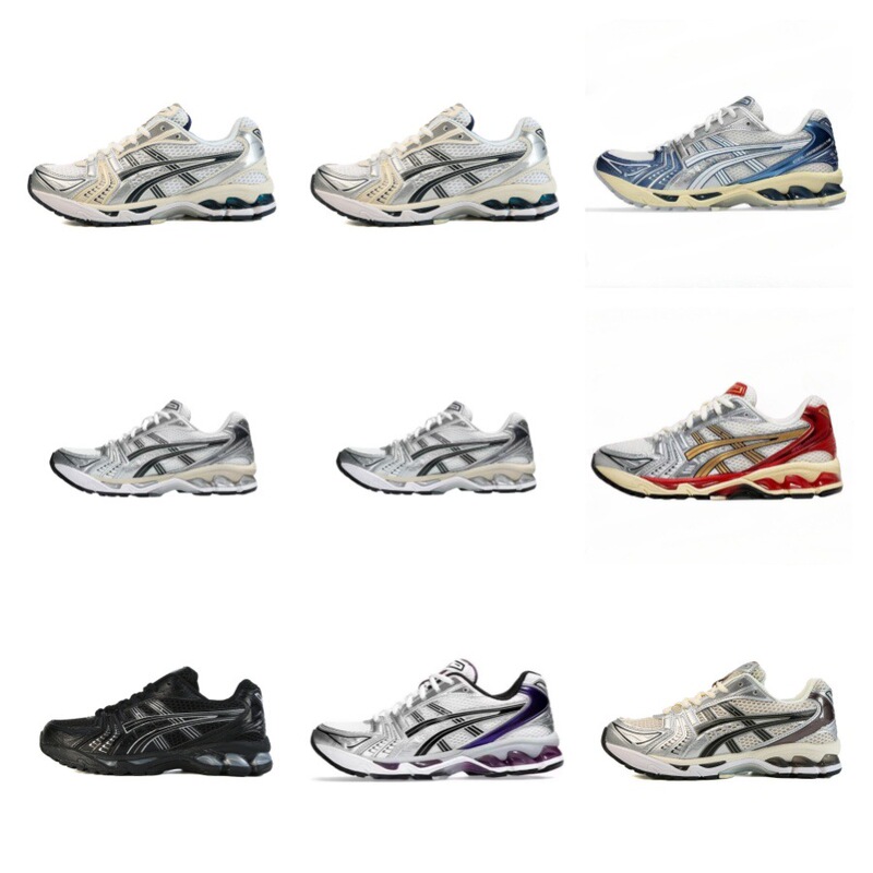 Putian Shoes Arthur Gel-Kayano14 Men's and Women's Running Shoes Mesh Fabric Versatile Wear-Resistant Breathable Low-Top Jogging Shoes