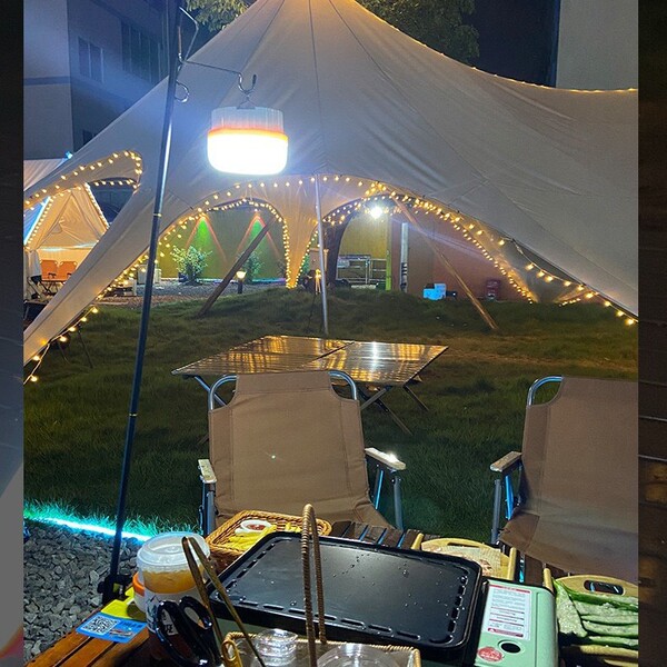 LED travel lights solar-powered for camping