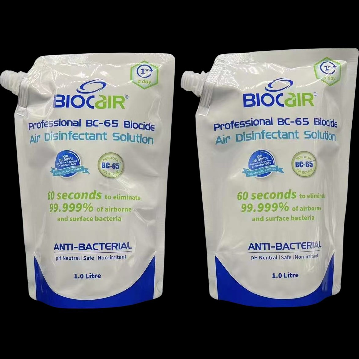 工厂批发  喷雾消毒剂 铝箔吸嘴袋大容量加厚防爆 自立吸嘴袋