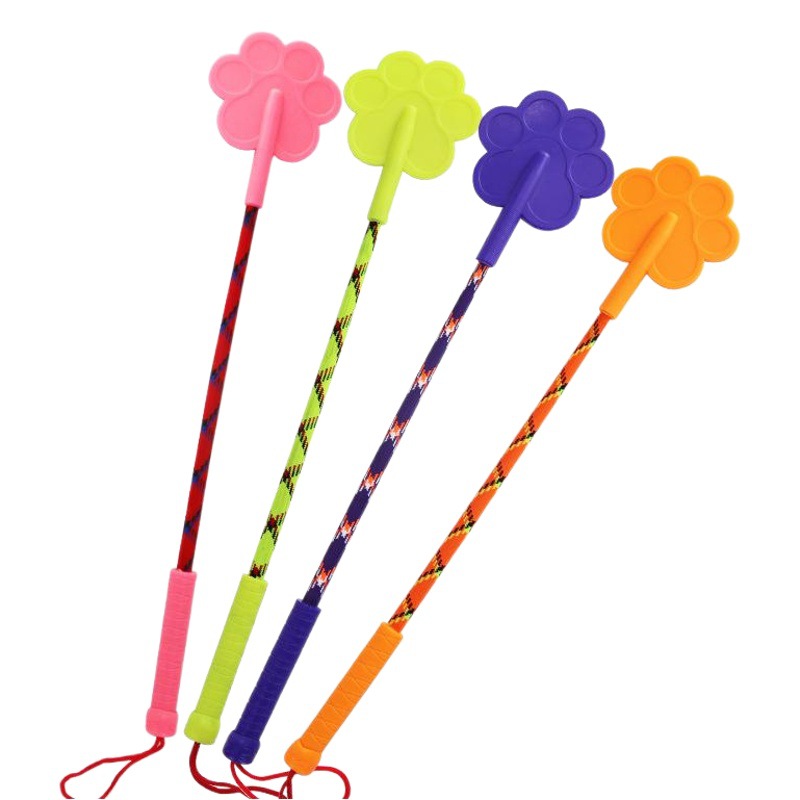 Suministro directo de fábrica caliente de goma amor raqueta perro entrenamiento palo perro golpeando palo suministros de entrenamiento para mascotas en stock al por mayor