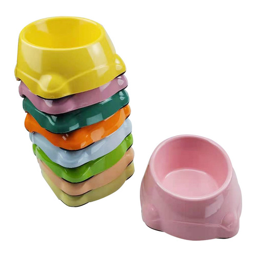 Pet bowl, imitation ceramic dog bowl, cat bowl, pet water basin, drinking bowl, feeding bowl, inclined neck bowl, cat basin, dog basin