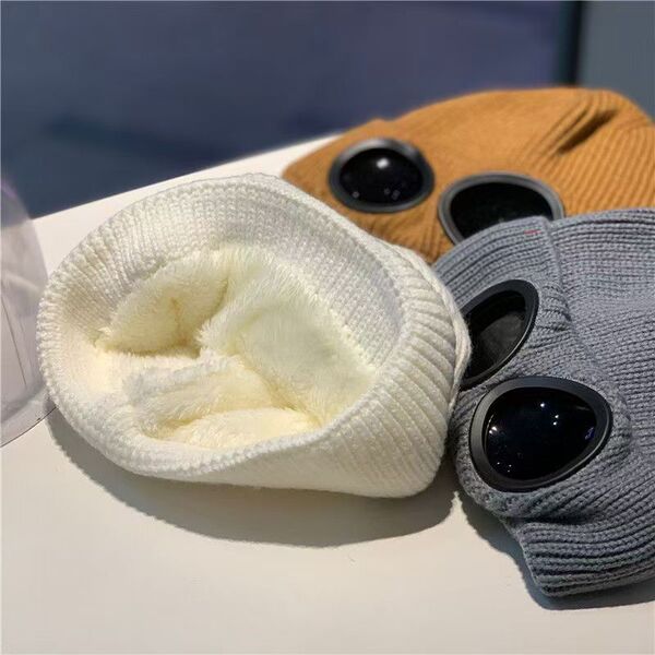 windproof woolen ski glasses for men and women