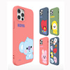 Apple, cartoon phone case, iphone15 pro, protective case, South Korea, 15 pro max, fall protection