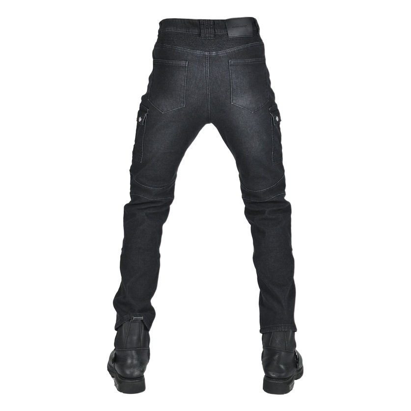 LOONG BIKER motocicleta pantalones vaqueros de los hombres de la motocicleta pantalones de montar pantalones de invierno forro polar caliente Racing anti-caída Pantalones