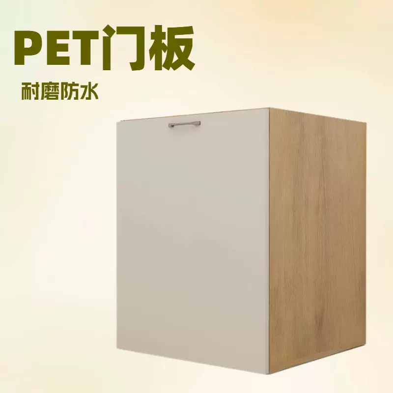 全屋设计橱柜地柜外贸工厂橱柜单柜PET简约收纳