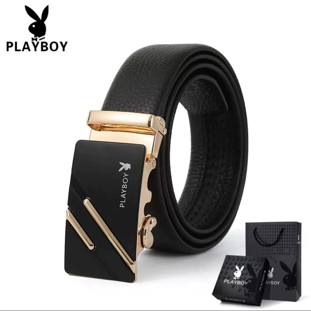 Playboy, мужской ремень, универсальная трендовая прочная пряжка, мужской стиль