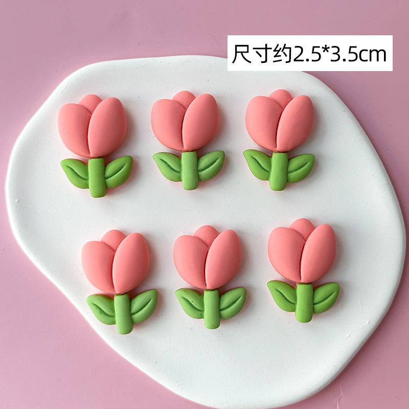Auto Parts and Accessories – Aima Decoration 3D - frosted-tulip-watermelon-red-6pcsfree-base-glue