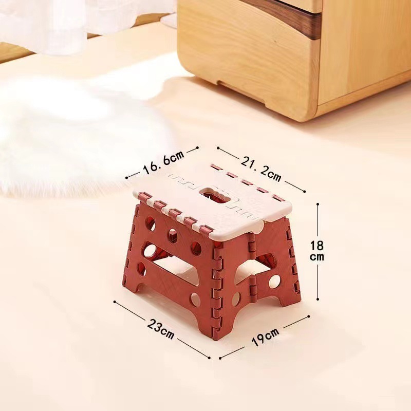 Taburete plegable reforzado para niños y jardín de infantes, resistente a caídas, duradero y fácil de transportar.