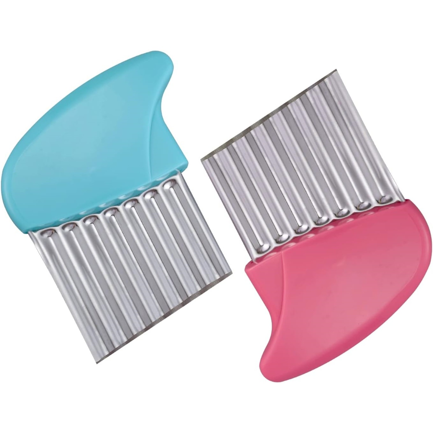 Stainless Steel Potato Knife Creative Wave Potato Knife Potato Cut Fries Knife Kitchen Gadget Spike Potato Cut