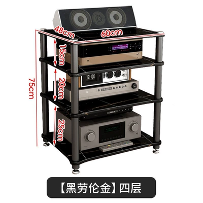 Electric car big tripod | Hifi Enthusiast - four-layers-of-black-gold