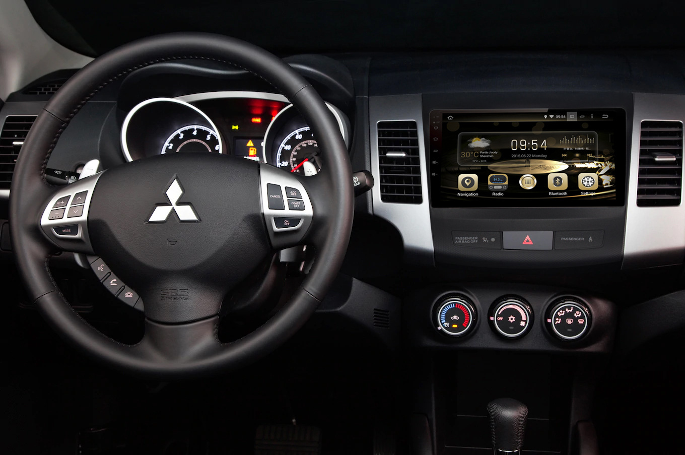 Car Android Smart Navigation Screen for Mitsubishi Outlander 2007-2013