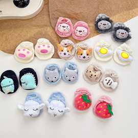 童袜ins风宝宝儿童隐形袜 点胶可爱立体卡通棉袜公仔袜宝宝袜袜套