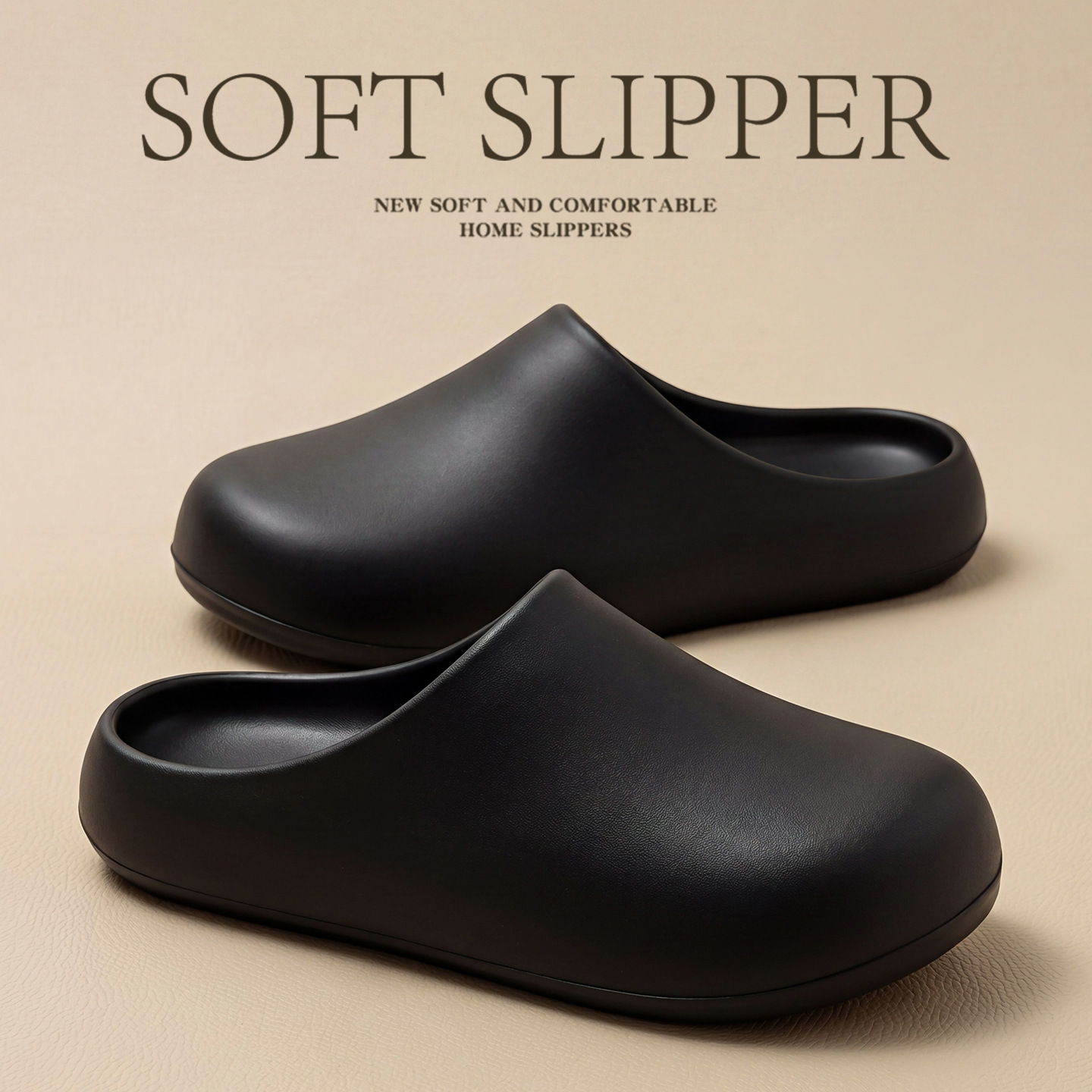 Instapslippers voor buiten, waterdichte herenslippers, veelzijdige casual slippers voor thuis, hoogwaardige slippers met dikke antislipzool voor binnen._voghion.com