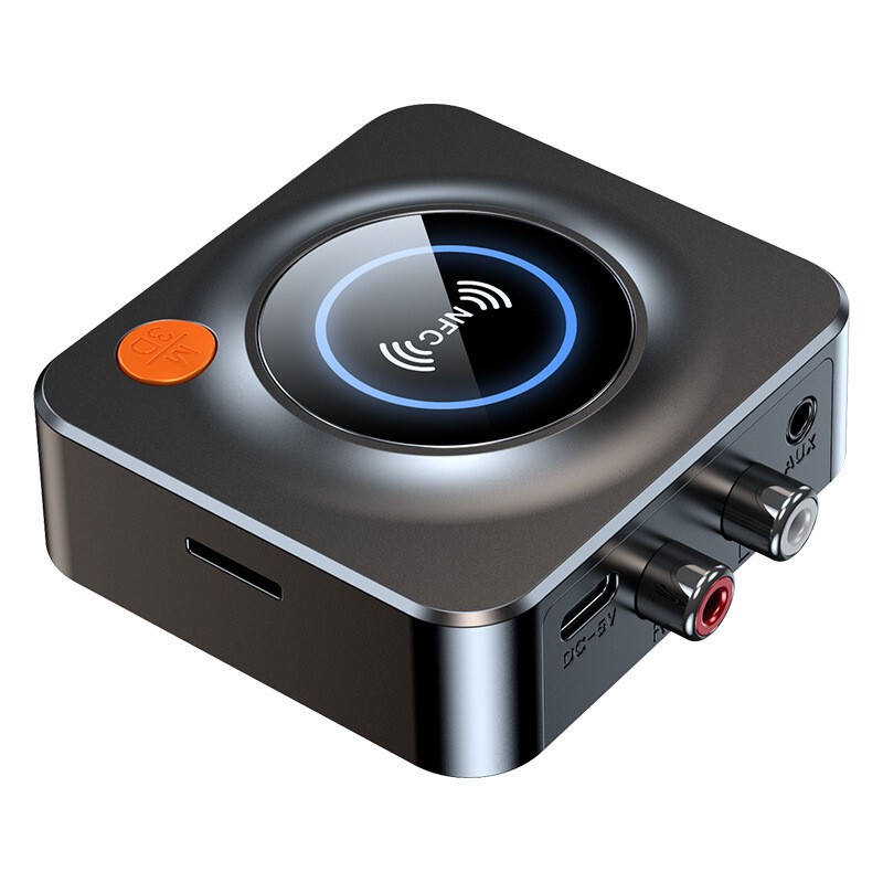 C 52 bluetooth 5.1オーディオ受信機NFC車載bluetoothアダプタRCAは通話tfカードMP3再生をサポートしています|undefined
